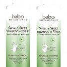 Swin - Sport Shampoo & Wash 16 Oz by Babo Botanicals (Pack of 2)