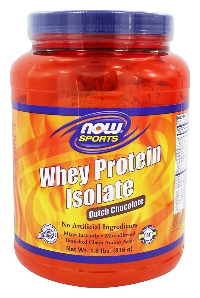 Whey Protein Isolate Dutch Chocolate 1.8 lbs (816 g) by Now Foods