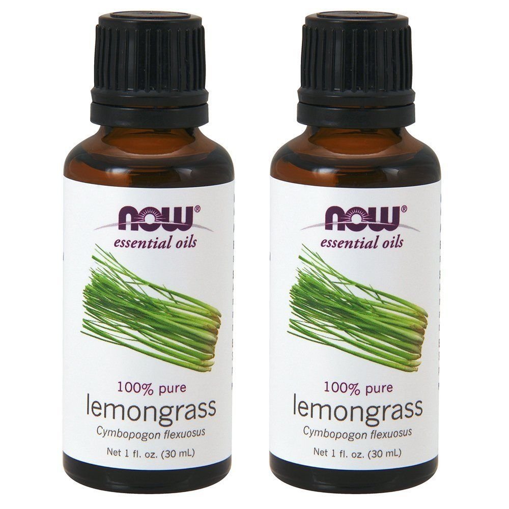 Now Foods Essential Oils Lemongrass 1 fl oz (Pack of 2)