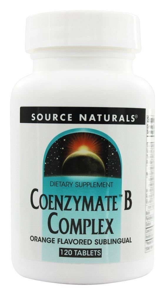 Source Naturals - Coenzymate B Complex Sublingual Orange Flavored - 120 Tablets