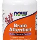 Now Foods, Brain Attention, Natural Chocolate Flavor, 60 Chewables