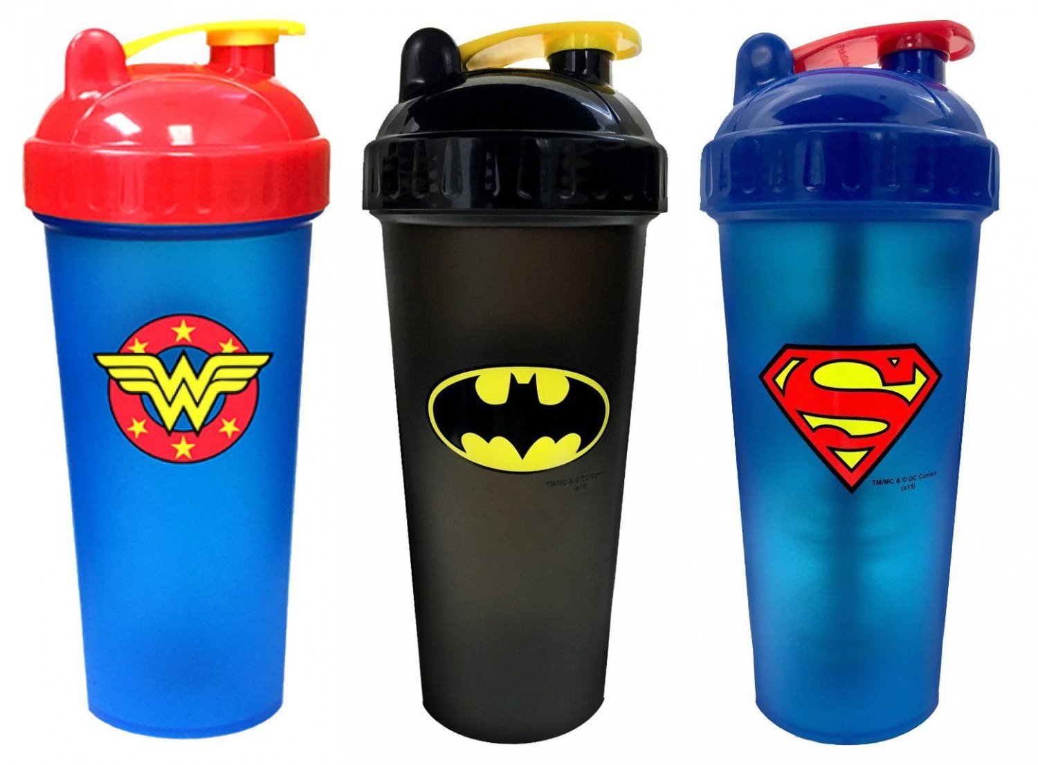 PerfectShaker Hero Series Shaker Batman Superman and Wonder Woman Combo