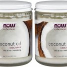 Now Foods Natural Coconut Oil - 7 fl oz (Pack of 2)