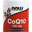 NOW Foods CoQ10 Cardiovascular Health 150mg - 100 Vegetarian Capsules
