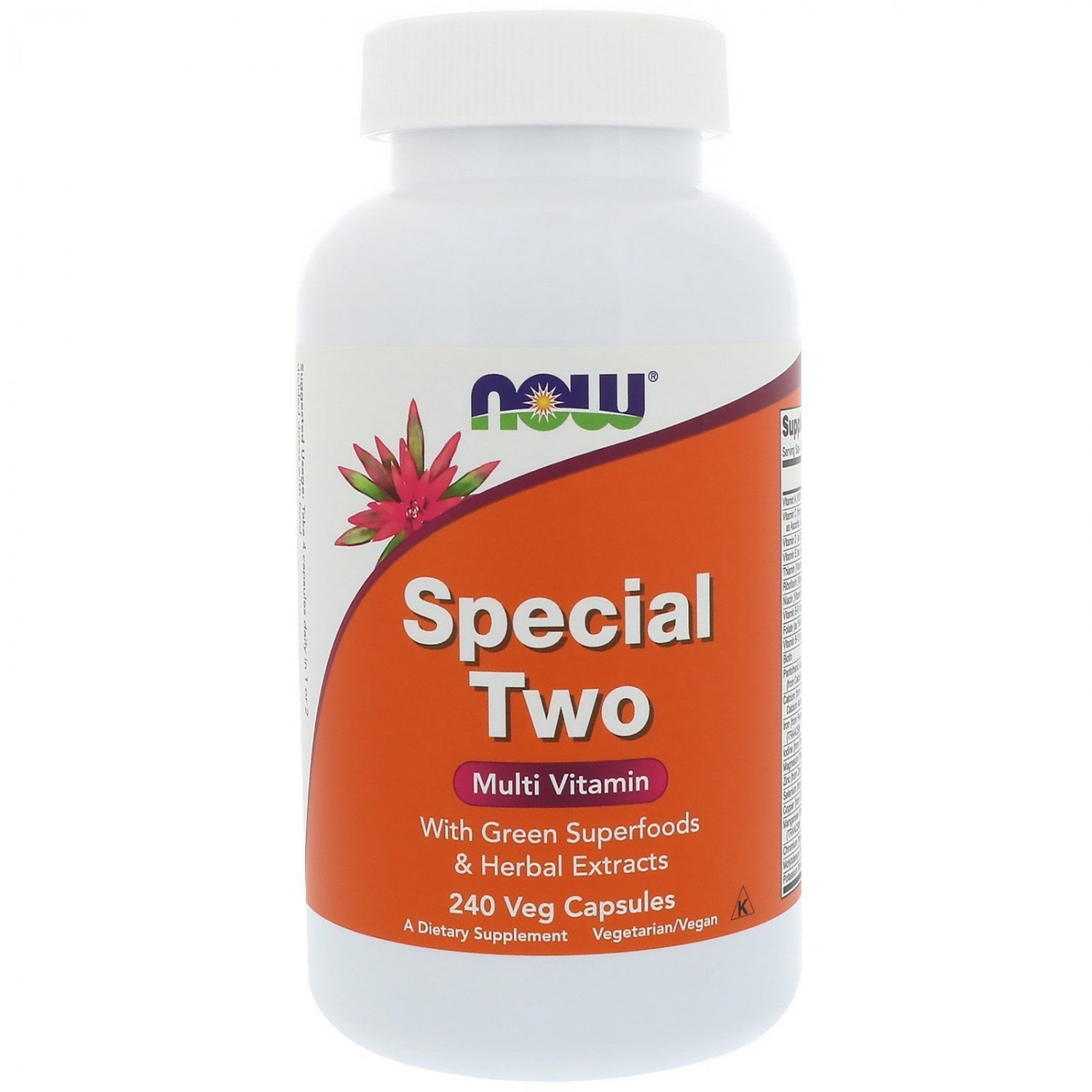 Special Two Multi Vitamin 240 Veg Capsules NOW Foods