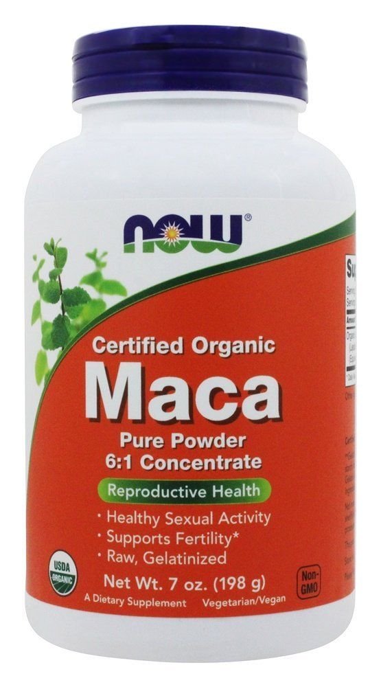 Maca Organic Pure Powder 7 oz By Now Foods