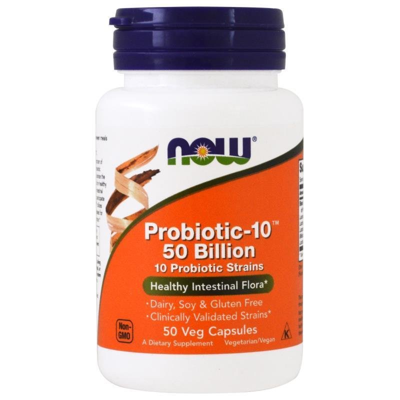 Probiotic-10, 50 Billion, 50 Veggie Caps By Now Foods