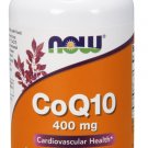 NOW Foods CoQ10 Cardiovascular Health w/ Lecithin and Vitamin E 400mg - 30 Sgels