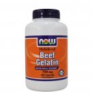 Now Foods Beef Gelatin 550 mg - 200 Caps 2 Pack