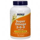Super Omega 3-6-9 1200mg 180 Softgels (Pack of 2)