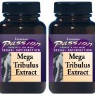 Swanson Passion Mega Tribulus Extract 250mg 2 Bottles each of 120 Capsules