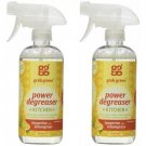 GrabGreen, Power Degreaser, Tangerine With Lemongrass, 16 oz (473 ml) pack of 2