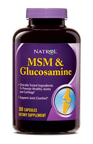 Natrol MSM & Glucosamine 360 Capsules