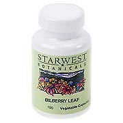 STARWEST BILBERRY LEAF 100 CAPS