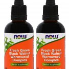 Now Foods Fresh Green Black Walnut Wormwood Complex - 2 fl oz (Pack of 2)