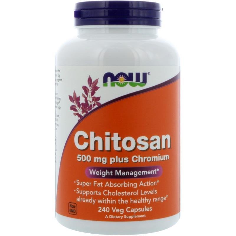 Chitosan Plus 500mg 240 Caps NOW Foods