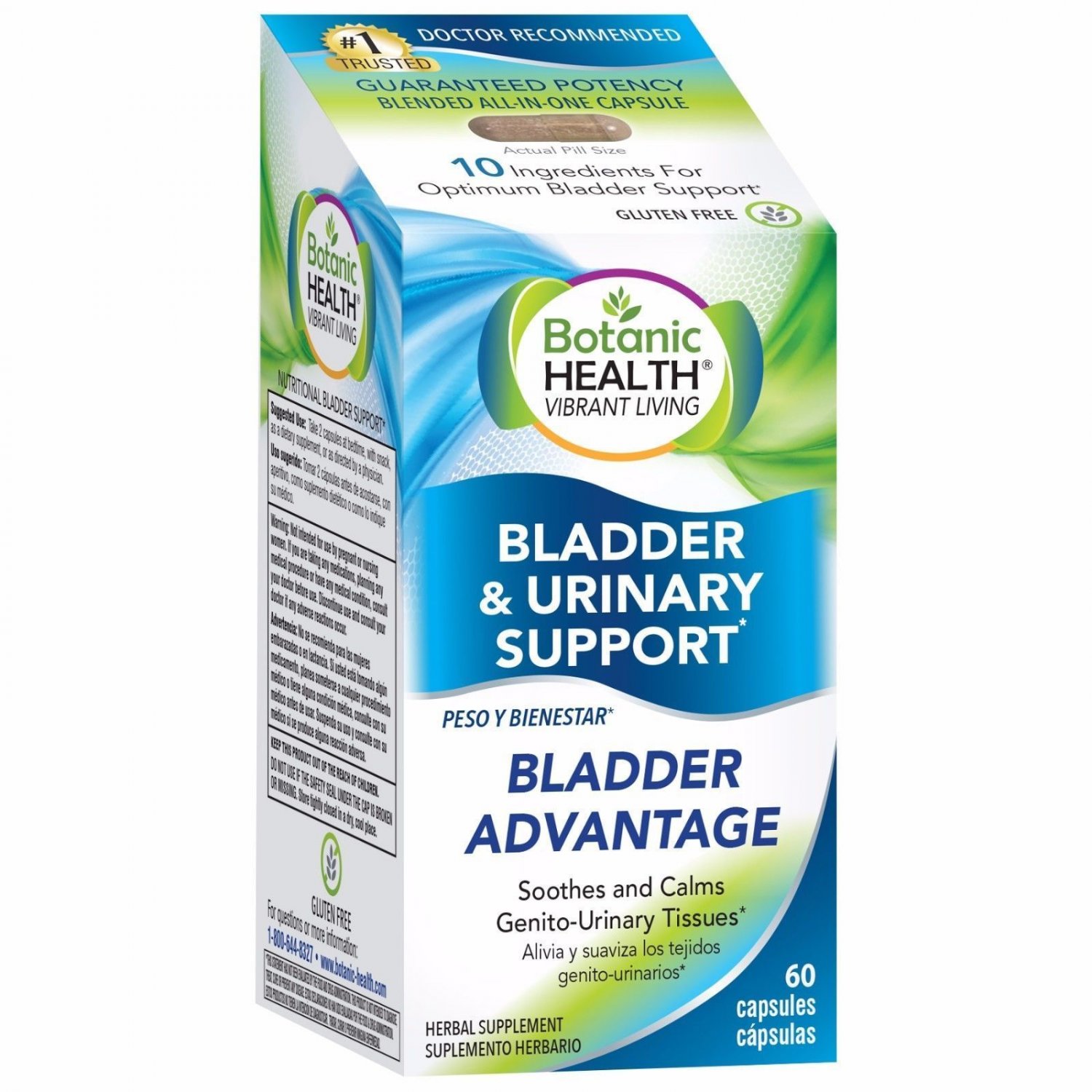Botanic Health Bladder & Urinary Support Bladder Advantage - 60 Capsules