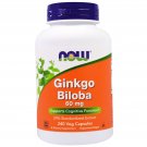 Now Foods, Ginkgo Biloba 60 mg Cognitive Function Support, 240 Veggie Caps