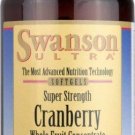 Swanson Super Strength Cranberry Whole Fruit Concentrate 420 mg 60 Softgels