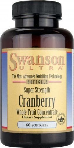Swanson Super Strength Cranberry Whole Fruit Concentrate 420 mg 60 Softgels