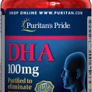 Puritan's Pride DHA 100 mg - 120 Softgels