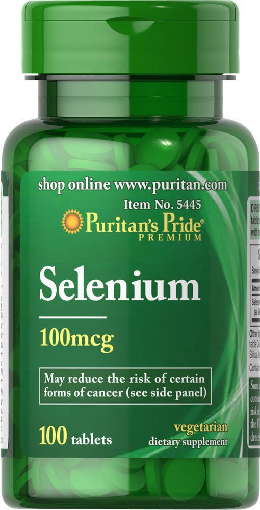 Puritan's Pride Selenium 100 mcg - 100 Tablets