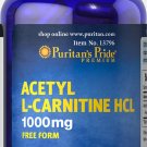 Puritan's Pride Acetyl L-Carnitine 1000 mg Dietary Supplement - 60 Capsules