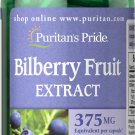 Puritan's Pride Bilberry 10:1 Extract 375 mg - 100 Capsules