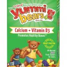 Yummi Bears Vegetarian Calcium + Vitamin D3 Gummy Vitamin Supplement for Kids...