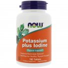 Potassium plus Iodine Now Foods 180 Tabs