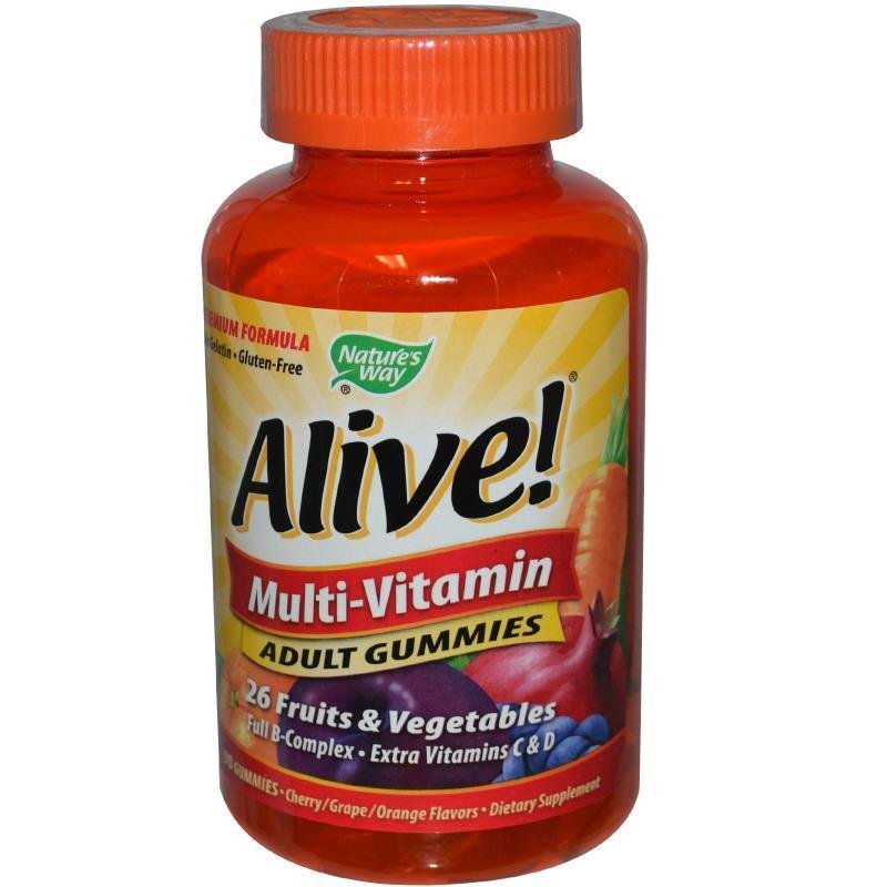 Nature's Way Alive! Premium Formula Multi-Vitamin Adult Gummies - 90 Count