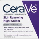 CeraVe Skin Renewing Night Cream 1.7 oz Facial Moisturizer with Niacinamide