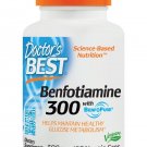 Doctor's Best Benfotiamine Non-GMO Vegan Gluten free Soy Free Helps Maintain