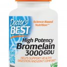 Doctor's Best 3000 GDU Bromelain Non-GMO Gluten Free Joint Support 90 VCAPS