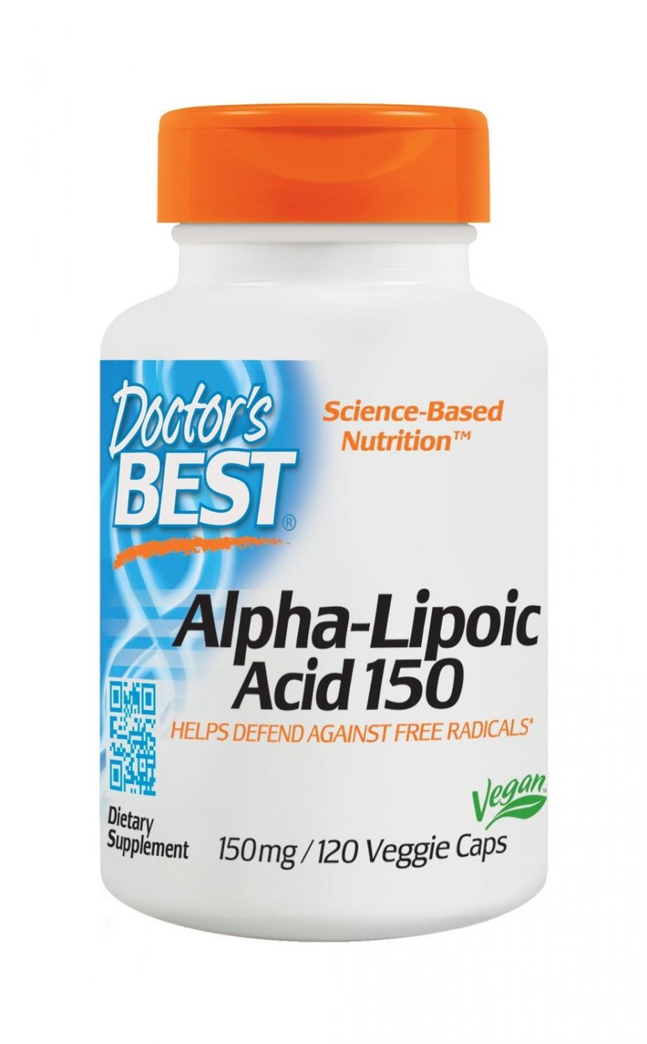 Doctor's Best Alpha-Lipoic Acid Non-GMO Vegan Gluten Free Soy Free Promotes