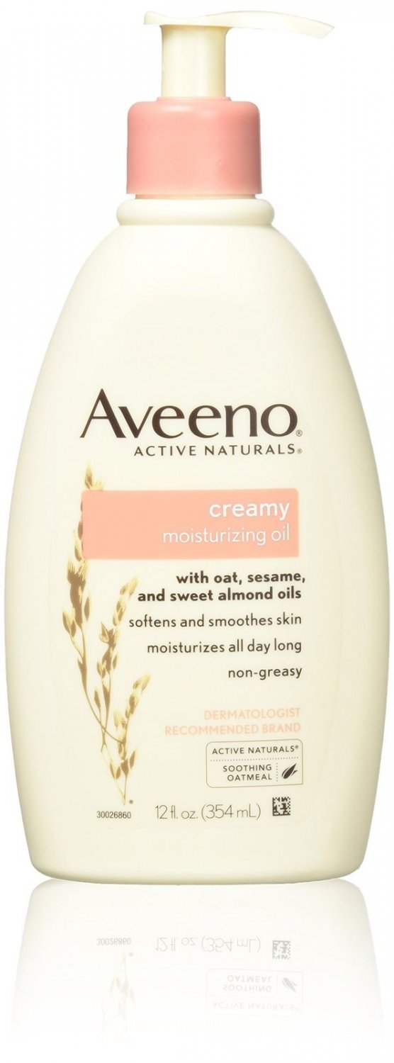 Aveeno Creamy Moisturizing Body Oil For Dry Skin 12 Fl Oz 4773