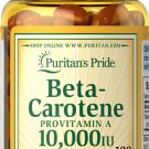 Puritan's Pride Beta-Carotene 10000 IU-100 Softgels