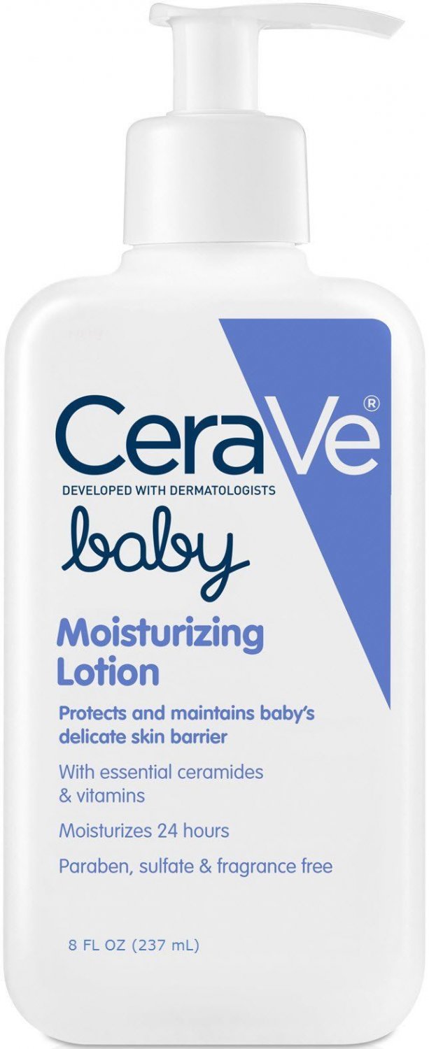 CeraVe Baby Lotion 8 oz with Essential Ceramides and Vitamins for