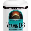Source Naturals Vitamin D-3 1000IU 100 Tablets (Pack of 2)