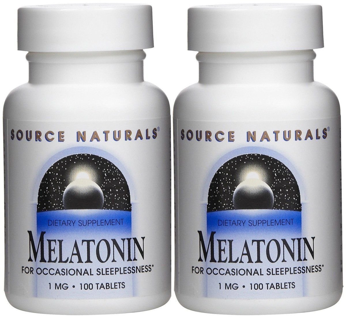Source Naturals Melatonin 1 mg Tabs Peppermint 2 pk
