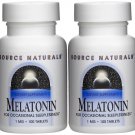 Source Naturals Melatonin 1 mg Tabs Peppermint 2 pk