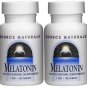 Source Naturals Melatonin 1 mg Tabs Peppermint 2 pk