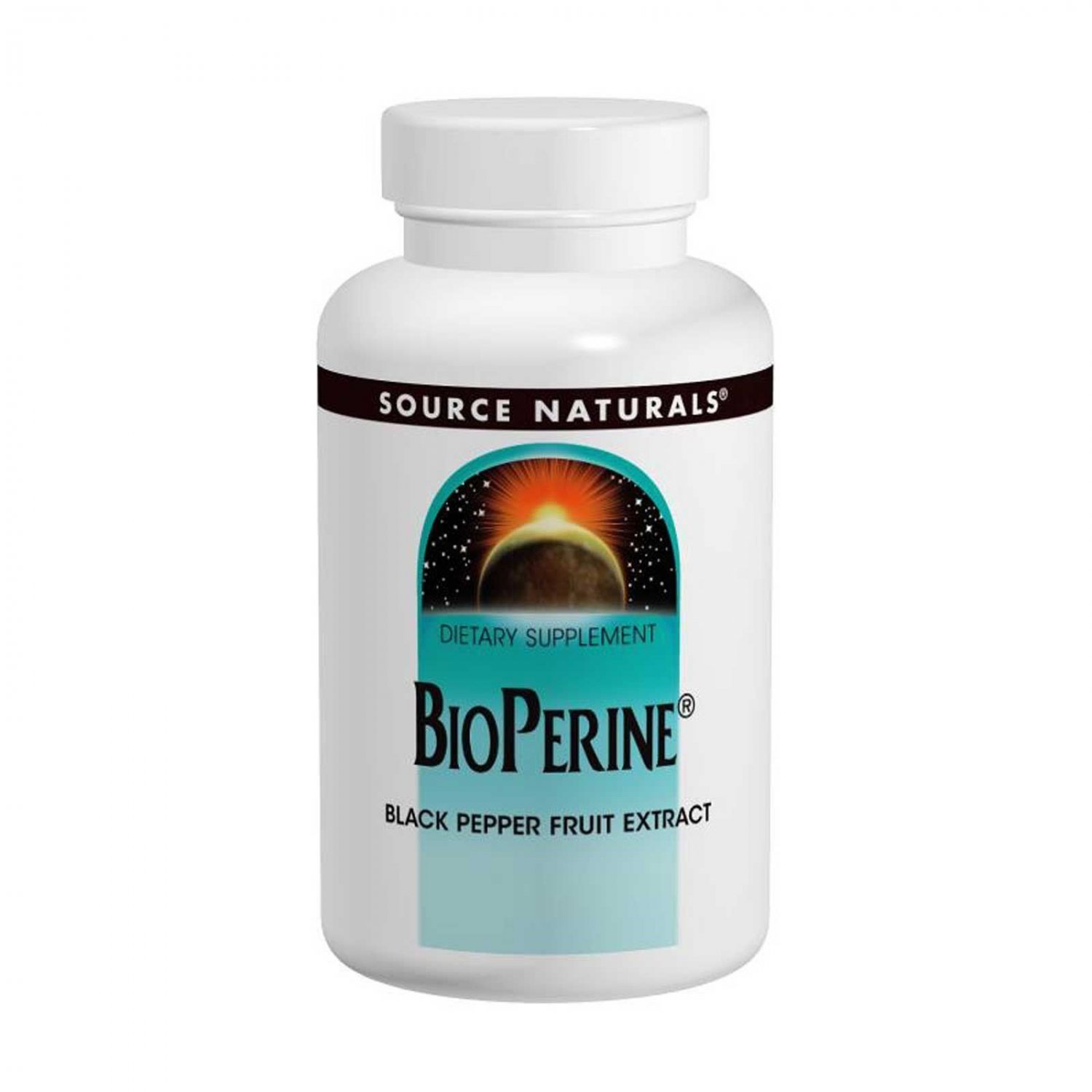 Bioperine Black Pepper Fruit Extract 10mg 120 Tabs Source Naturals (Pack of 2)