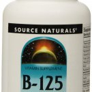 Source Naturals Vitamin B-125 Complex 125mg (Pack of 2)