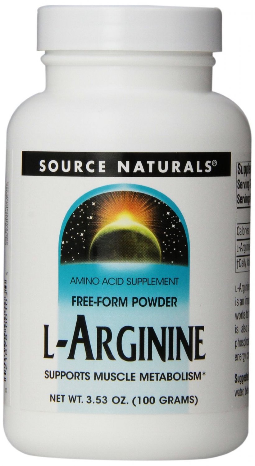 Source Naturals LArginine FreeForm Powder Increased Circulation (Pack