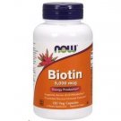 Biotin 5000mcg 120 VegiCaps (Pack of 2)