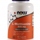 Now Foods L-methionine 100 Capsules / 500mg (Pack of 2)