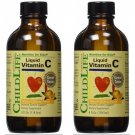Childlife Liquid Vitamin C Orange Flavor 4 Oz (pack of 2) 8 Ounce
