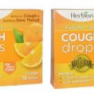 Herbion Naturals Cough Drops Orange 18 Drops - 2pc