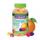 Vitafusion Omega-3 Gummies, 120 Count - Vitamin A, C, D, and E Berry Lemonade